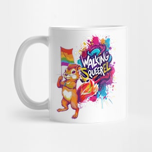 Walking sQUEERel Mug